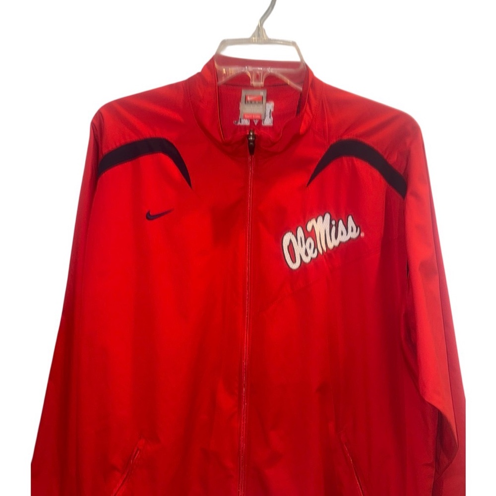 Nike Team Ole Miss REBELS MEN’s Windbreaker jacket men coat size small